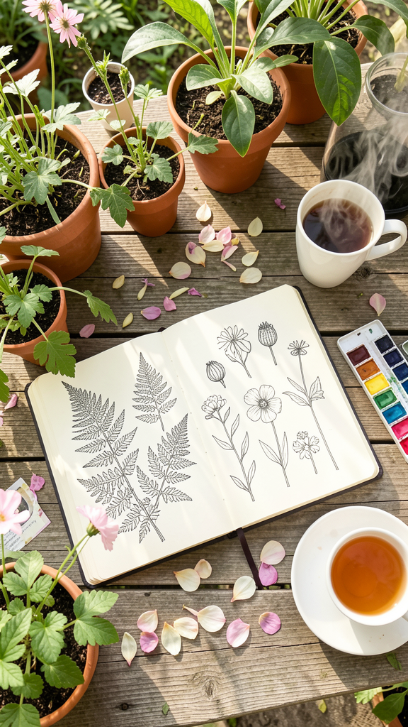 Botanical Junk Journal Printables